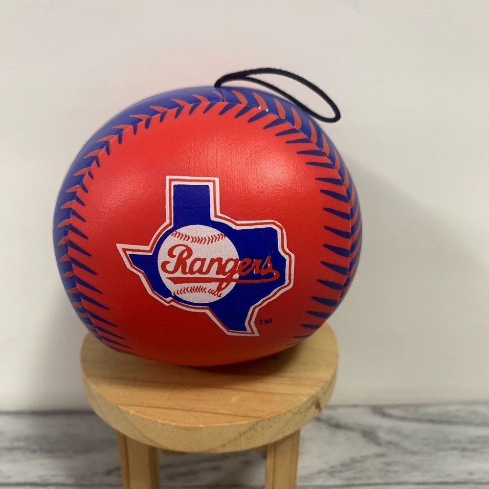 Vintage 1992 Good Stuff Sports Stuff Texas Rangers Vinyl Plush Ball